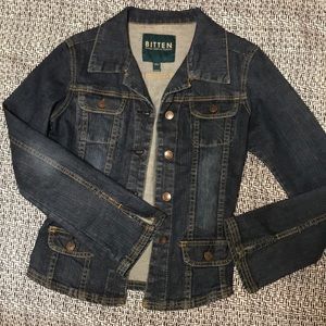 BITTEN Sarah Jessica Parker denim jacket - sz L